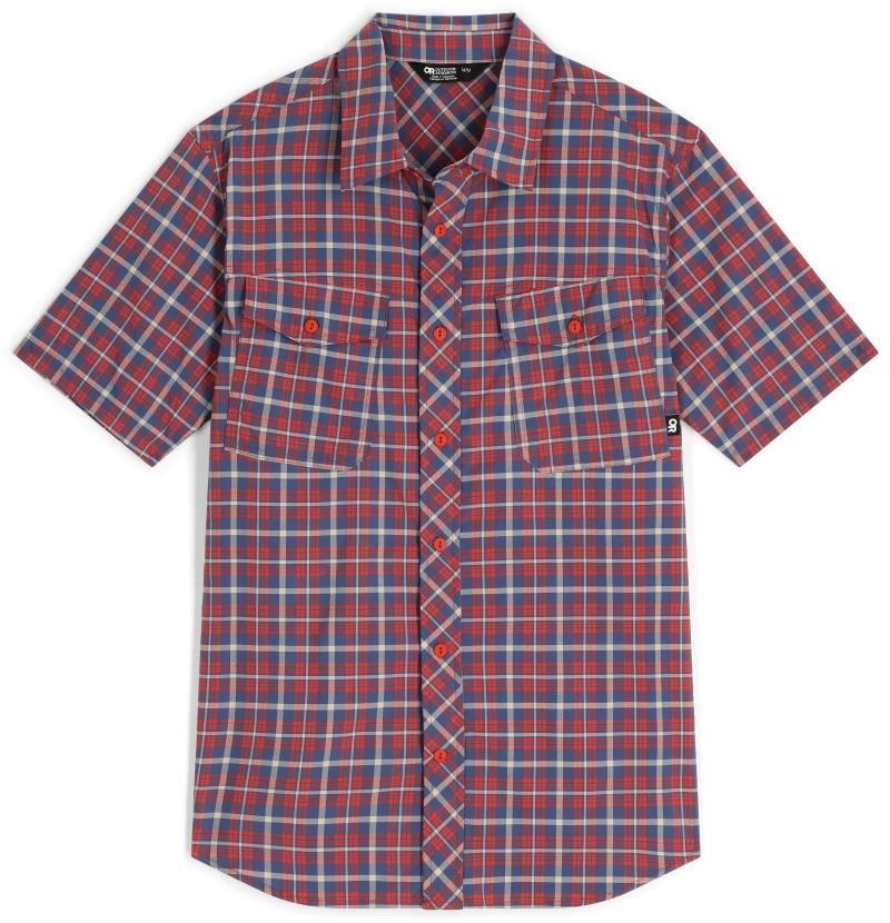 Wanderer SS Shirt - Mens - Cranberry Plaid 1