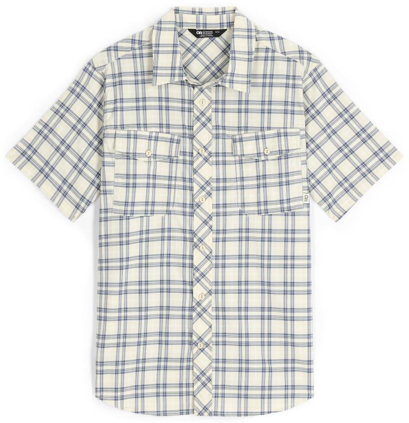 Wanderer SS Shirt - Mens - Sand Plaid 1
