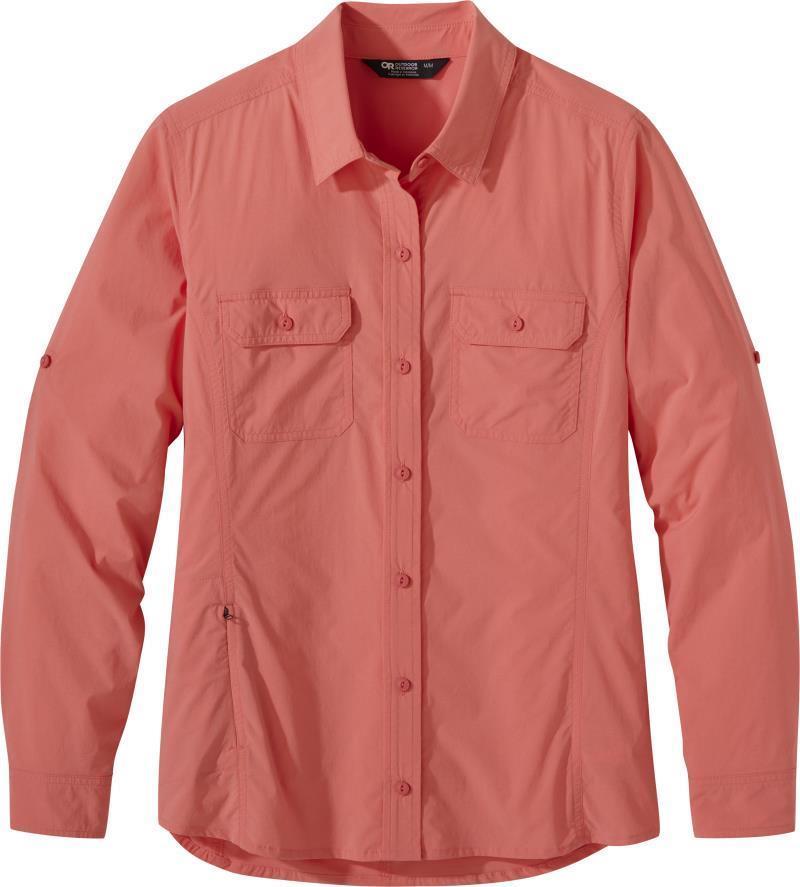 Way Station LS Shirt - Womens - Guava Heather 1