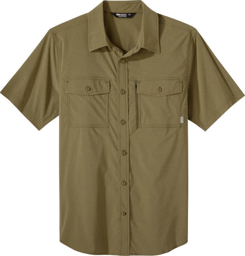 Way Station SS Shirt - Mens - Loden Heather 1