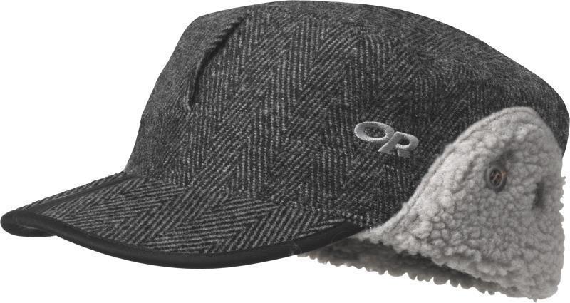 Yukon Cap - Charcoal Herringbone 1