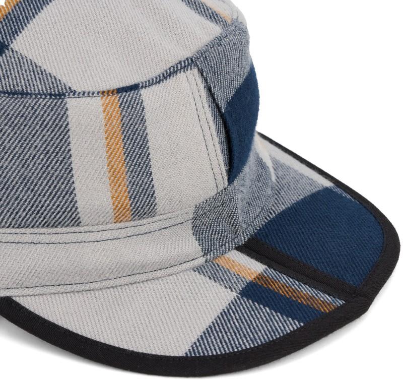 Yukon Cap - dark navy plaid 1