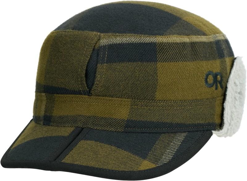 Yukon Cap - dark olive plaid 1