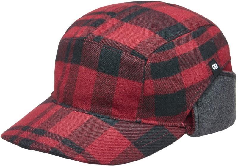 Yukon Cap - vermillion check plaid 1