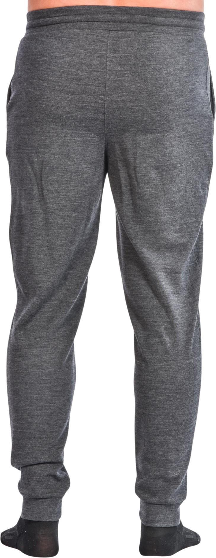 100% Merino, Drawstring Joggers, 260gm - Mens - Charcoal 4