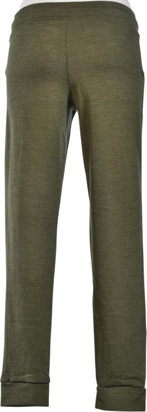 100% Merino, Drawstring Joggers, 260gm - Womens - Dark Olive 2