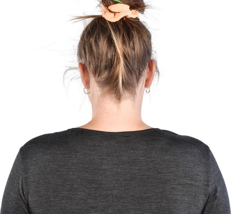 100% Merino Wool Fashion T - Womens - Charcoal 3