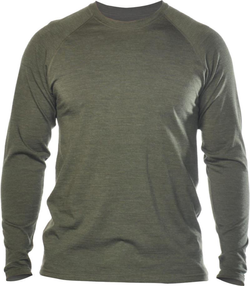 100% Merino Wool LS Crew 160 - Mens - Spruce 1