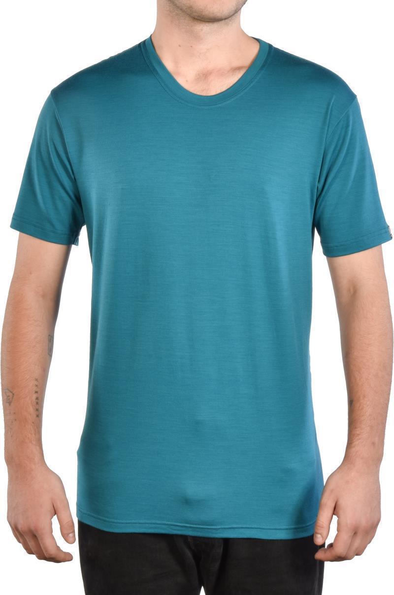 100% Merino Wool SS Crew 160 - Mens - Glacier 1