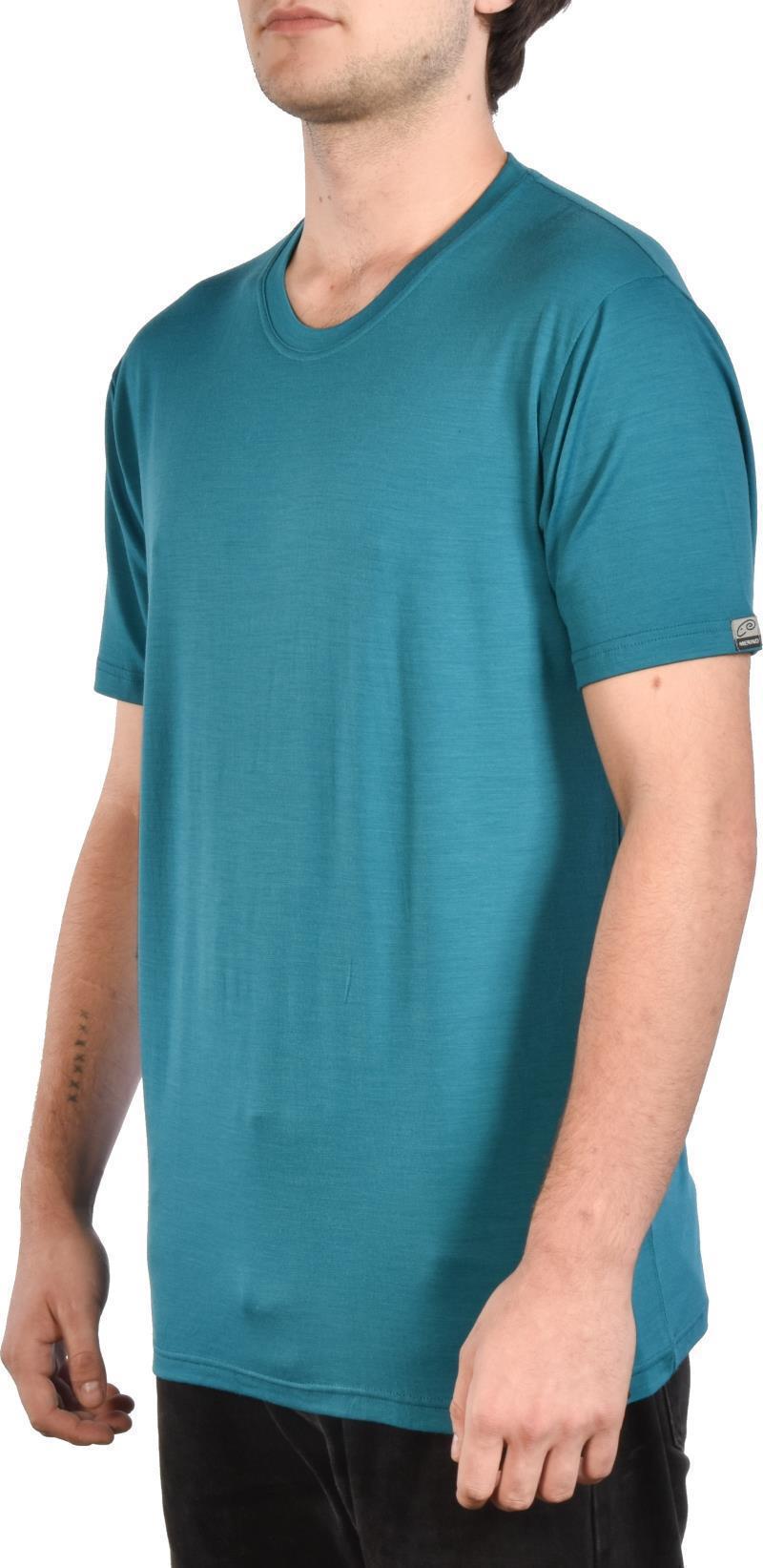 100% Merino Wool SS Crew 160 - Mens - Glacier 2