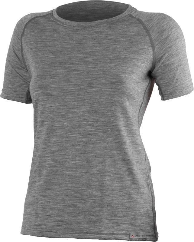 100% Merino Wool SS Crew 160 - Womens - Ash 1