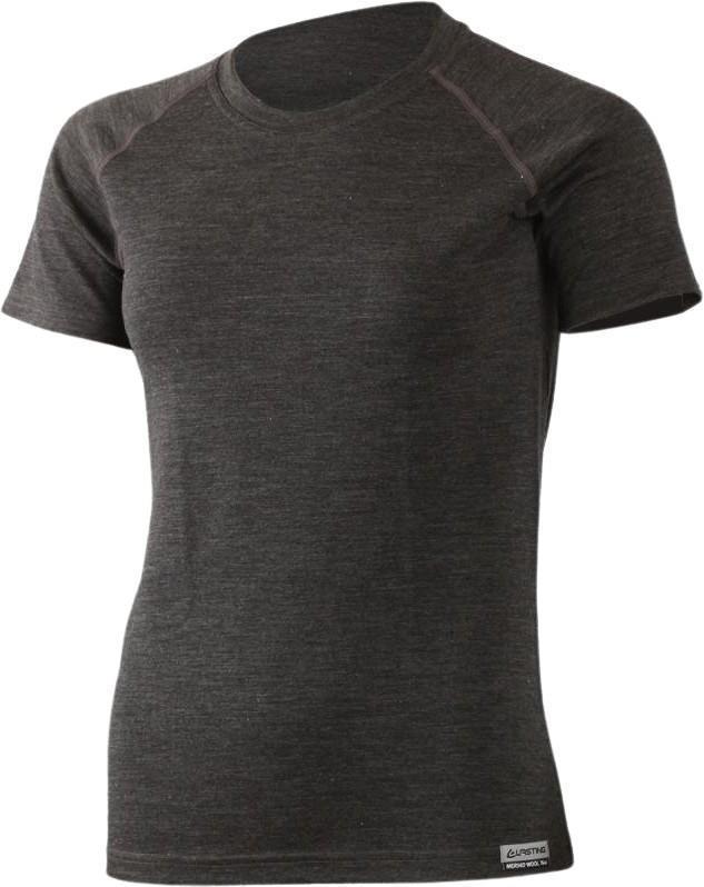 100% Merino Wool SS Crew 160 - Womens - Charcoal 1