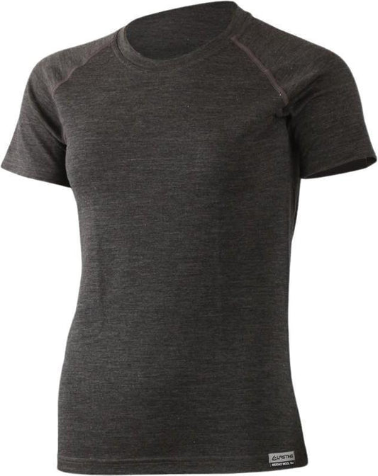 100% Merino Wool SS Crew 160 - Womens - Charcoal 1