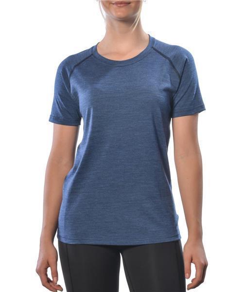 100% Merino Wool SS Crew 160 - Womens - Navy 1