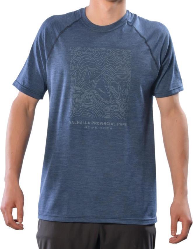 100% Merino Wool SS Provincial Park, Mulvey Basin - Mens - Navy 1