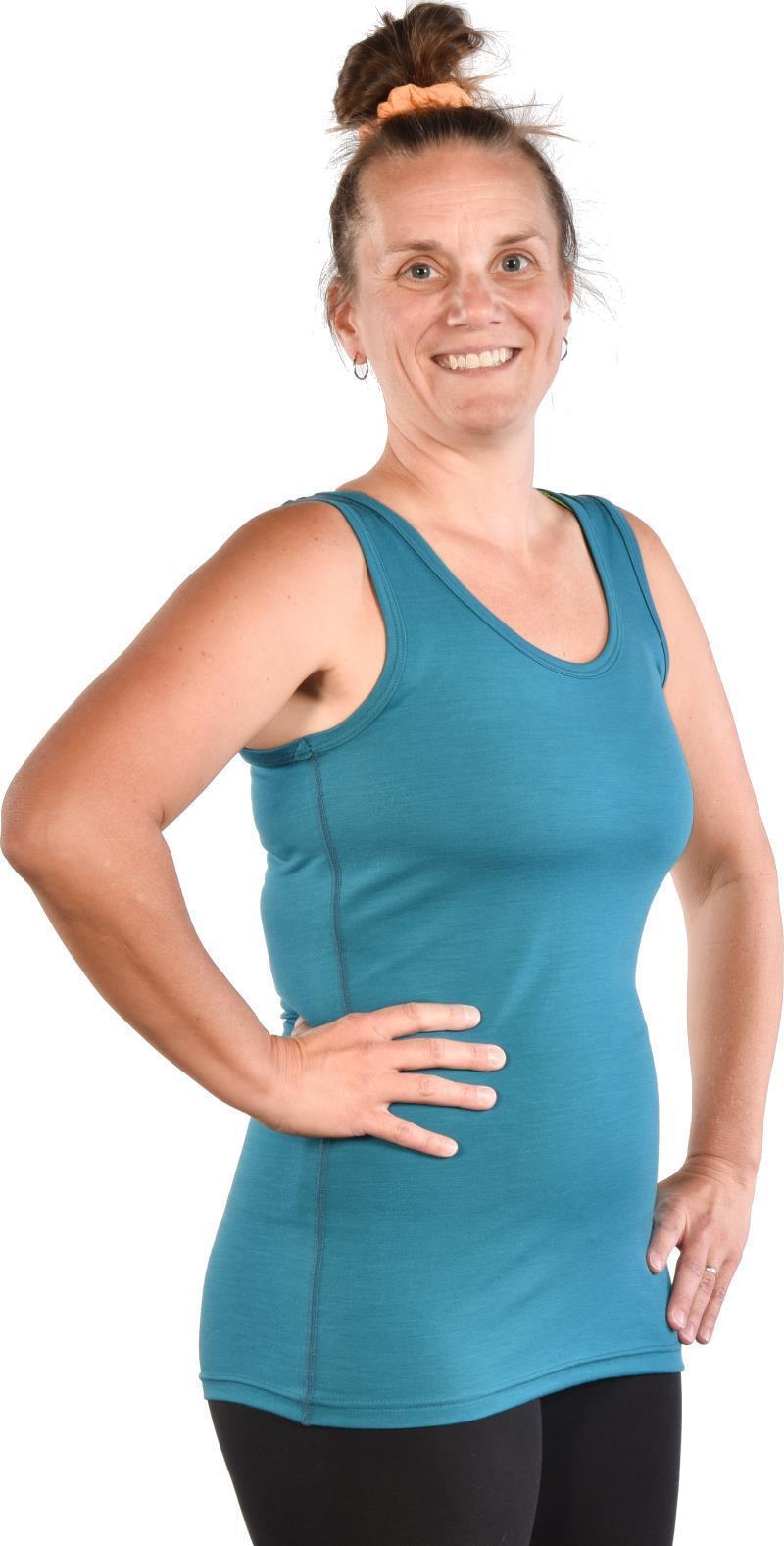 100% Merino Wool Tank - Womens - Glacier 4