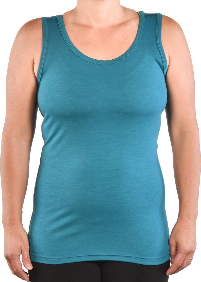 100% Merino Wool Tank - Womens - Glacier 2
