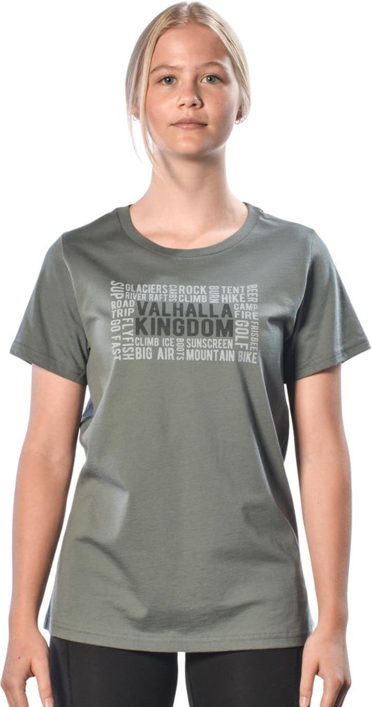 Keywords T-Shirt, Pima Cotton - Womens - Slate 1