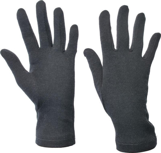 Merino, Midweight Gloves, 260gm - Black 1