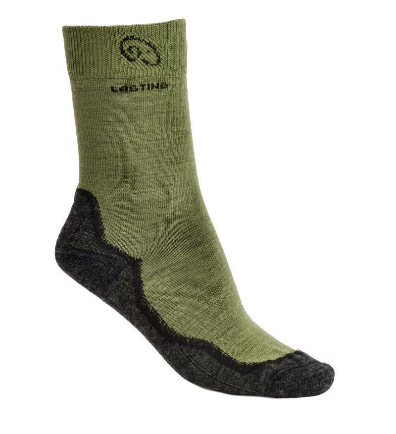 Merino, Midweight Socks - Unisex -  Assorted Color 3-Pack - black / grey / olive 1
