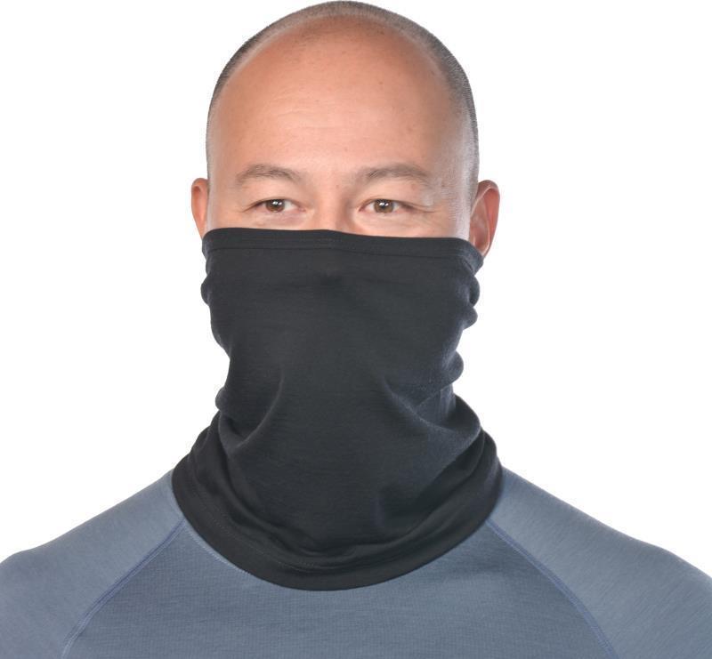 Merino, Neck Tube, 160gm - Black 2