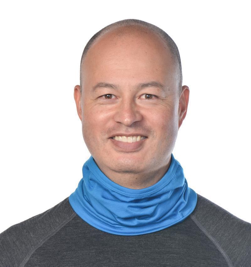 Merino, Neck Tube, 160gm - Ocean 1