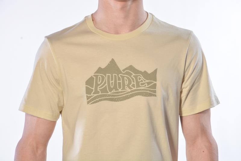 Millennial SS T-Shirt, Pima Cotton - Mens - Natural 2