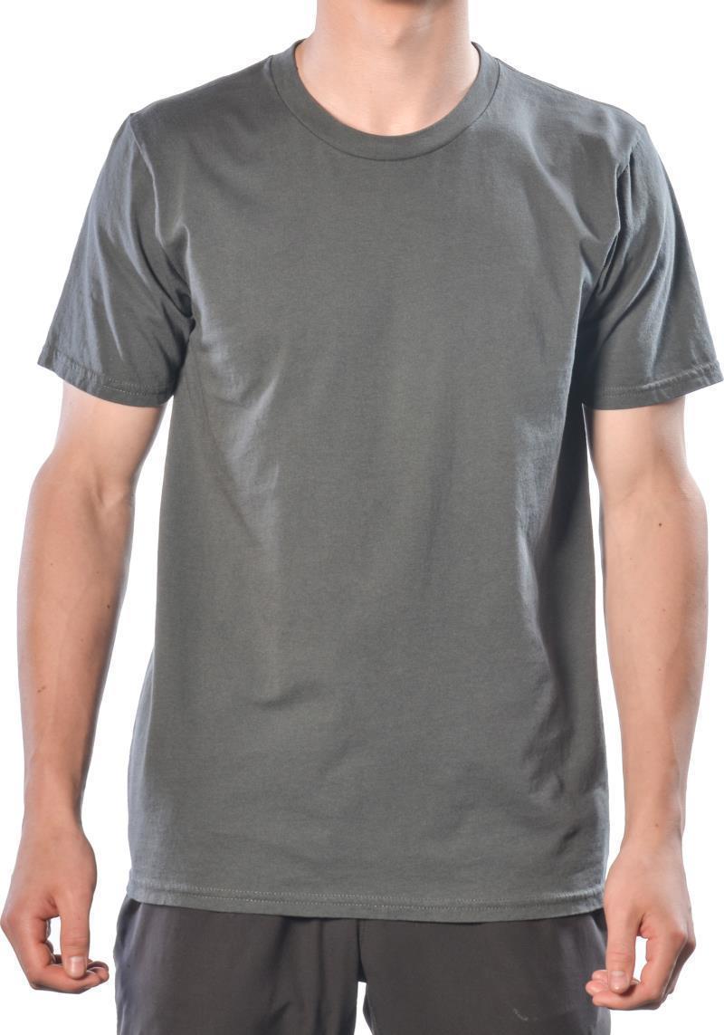 Organic Cotton SS Crew Neck T-Shirt - Mens - slate 1