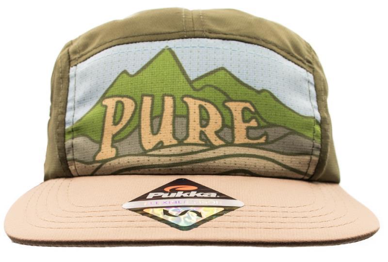 PURE Logo 5-Panel Hat - Olive 1