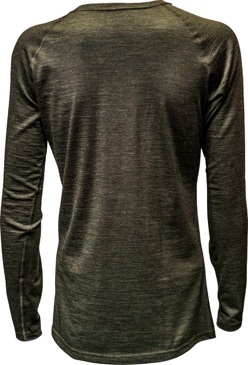 PURE Tree 100% Merino Wool LS T-Shirt - Womens - Olive 2