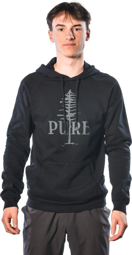 PURE Tree Hoody, Organic Cotton - Unisex - Black 1