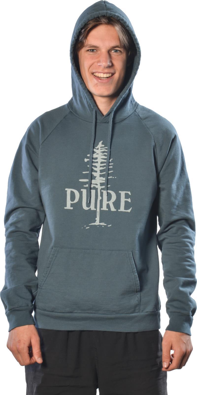 PURE Tree Hoody, Organic Cotton - Unisex - Smoky Blue 2