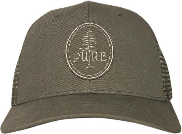 PURE Tree Patch Trucker - Olive / Camo 1