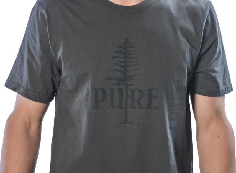 PURE Tree T-Shirt, Organic Cotton - Mens - Slate 2