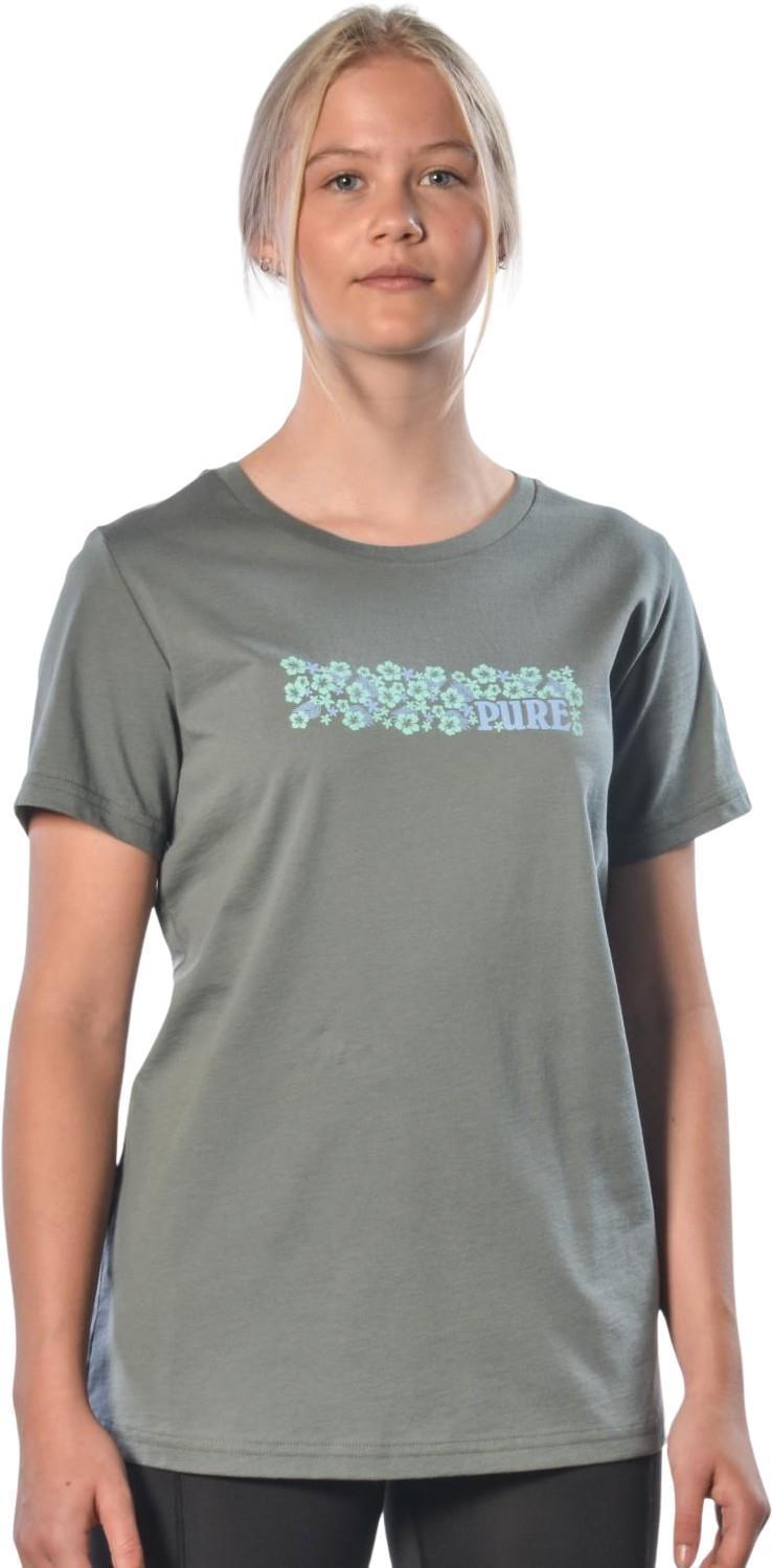 Retro Tropical T-Shirt - Womens - Slate 1