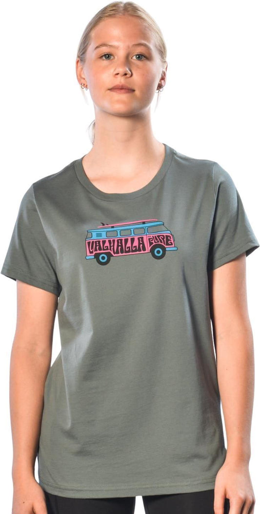 SUP Bus T-Shirt, Pima Cotton - Womens - Slate 1