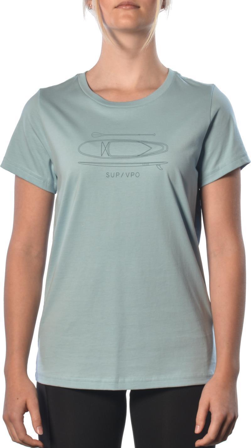 SUP T-Shirt, Pima Cotton - Womens - Blue 1