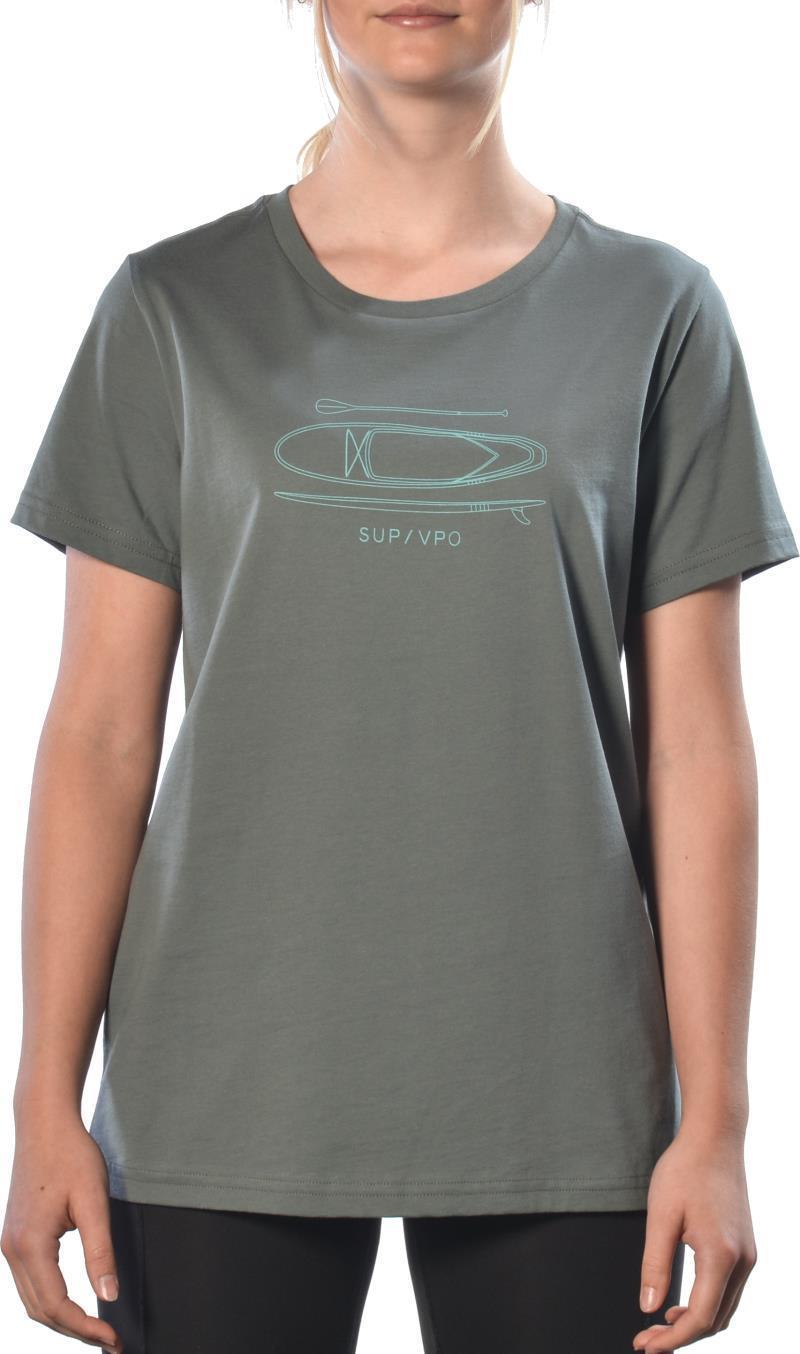SUP T-Shirt, Pima Cotton - Womens - Slate 1