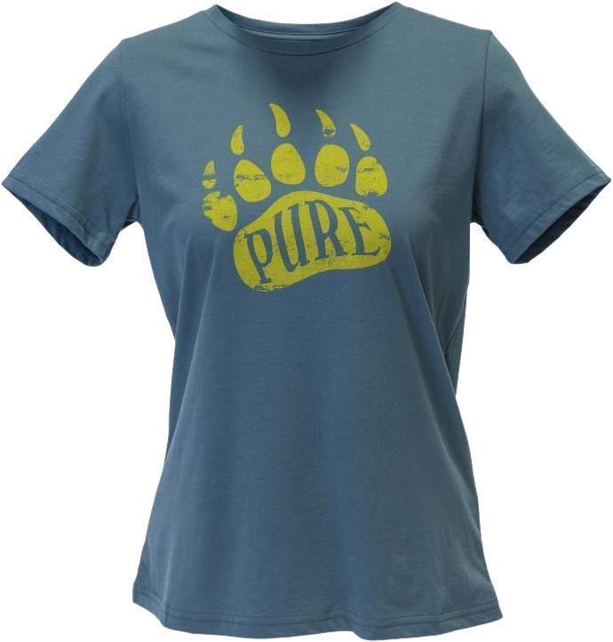 Valhalla Kingdom - Bear Paw Pima Cotton T-Shirt - Womens - Slate 1