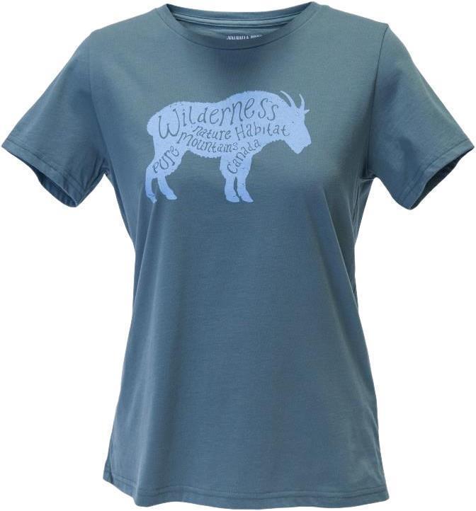 Valhalla Kingdom - Goat Pima Cotton T-Shirt - Womens - Slate 1
