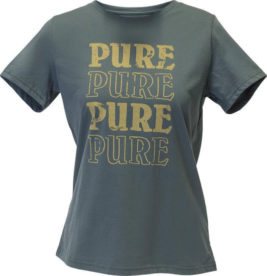 Valhalla Kingdom - Pure Pima Cotton T-Shirt - Womens - Slate 1