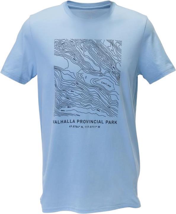 Valhalla Kingdom - Valhalla Provincial Park Pima Cotton T-Shirt - Mens - Blue 1