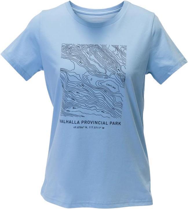 Valhalla Kingdom - Valhalla Provincial Park Pima Cotton T-Shirt - Womens - Blue 1