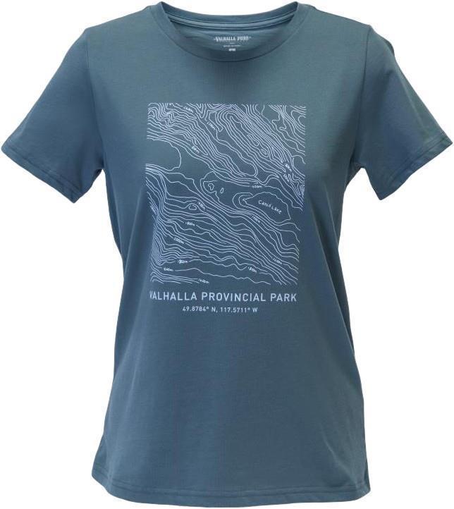 Valhalla Kingdom - Valhalla Provincial Park Pima Cotton T-Shirt - Womens - Slate 1