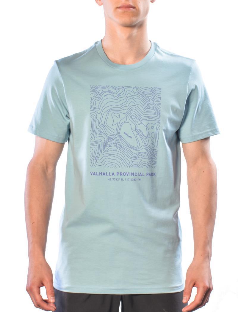 Valhalla Provincial Park, Mulvey Basin SS T-Shirt, Pima Cotton - Mens - Blue 1