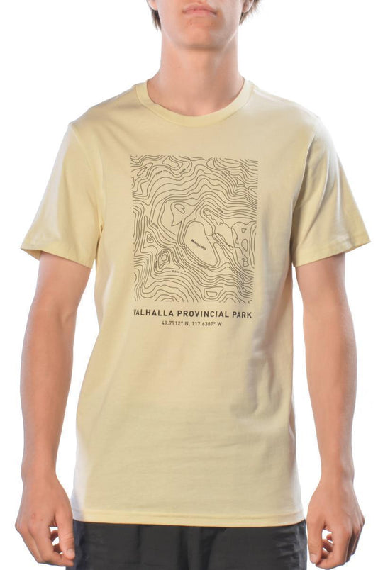 Valhalla Provincial Park, Mulvey Basin SS T-Shirt, Pima Cotton - Mens - Natural 1