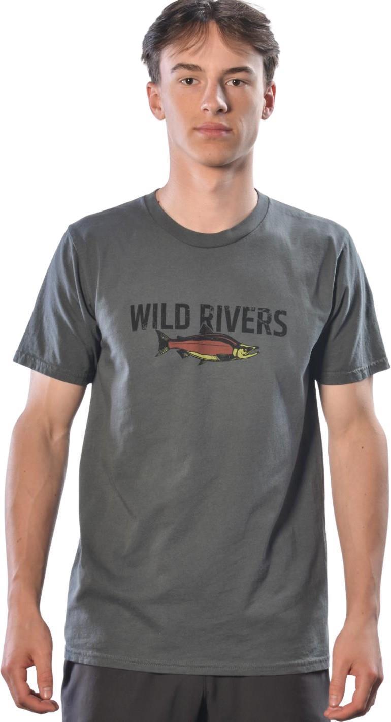 Wild River T-Shirt, Organic Cotton - Mens - Slate 1