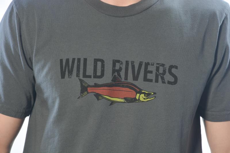 Wild River T-Shirt, Organic Cotton - Mens - Slate 2