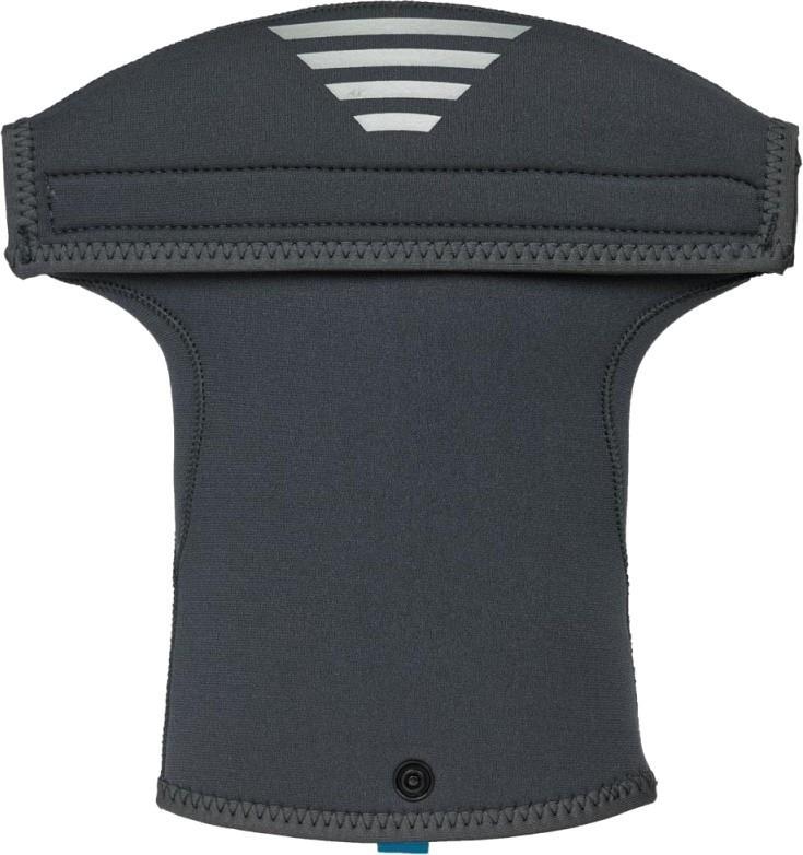 Neoprene Pogies - jet grey 1