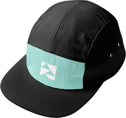 Monashee Insulated 5-Panel Hat - Black / Seafoam 1
